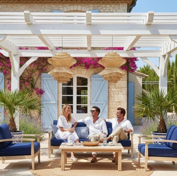 Suspension style bohème chic, mais aussi parfait dans une déco méditerranéenne ou contemporaine