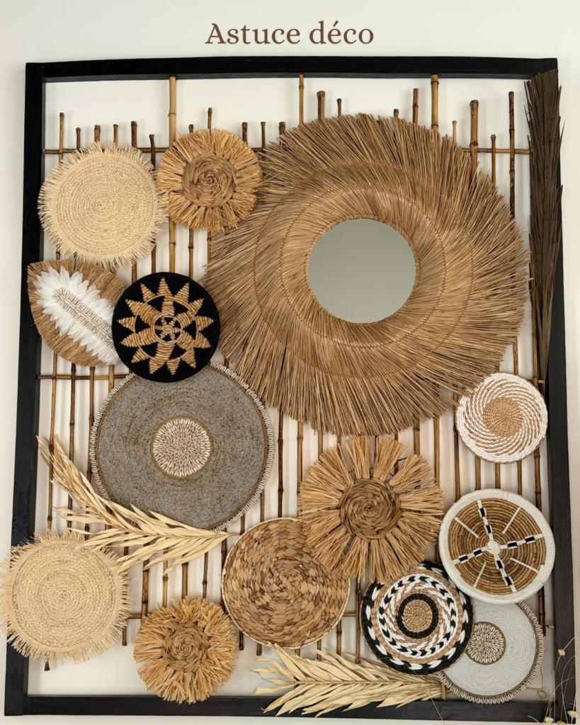 Astuce déco : créer un mur au style bohème chic avec des fibres naturelles