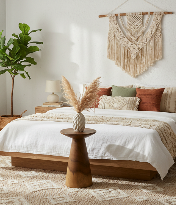 Tabouret ou table en bois de suar